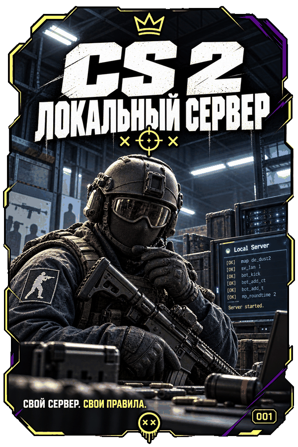 CS2 · локальный сервер